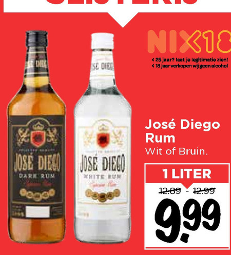 Jose Diego   rum folder aanbieding bij  Vomar - details