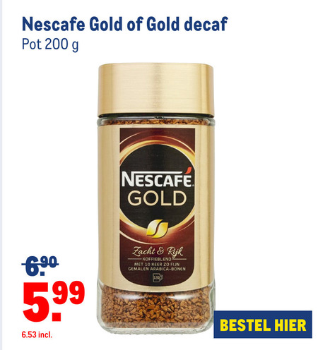 Nescafe   oploskoffie folder aanbieding bij  Makro - details