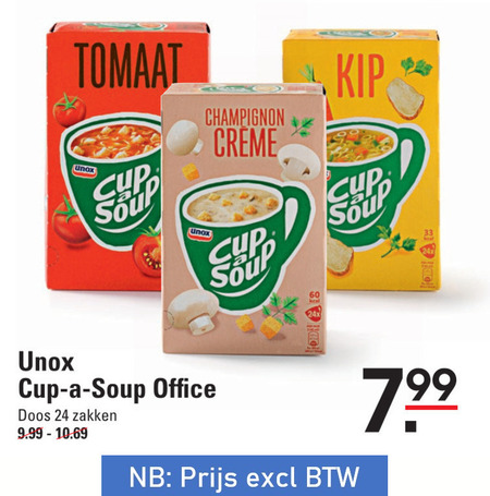 Unox   soep folder aanbieding bij  Sligro - details