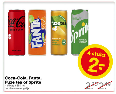 Coca-Cola   frisdrank, ice tea folder aanbieding bij  Coop - details