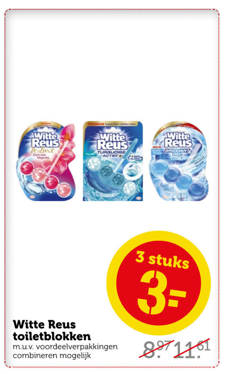 Witte Reus   toiletblok folder aanbieding bij  Coop - details