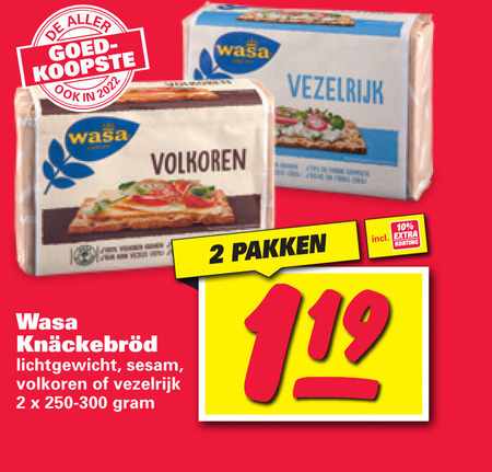 Wasa   knackebrod folder aanbieding bij  Nettorama - details