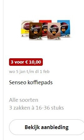 Douwe Egberts Senseo   koffiepad folder aanbieding bij  Jumbo - details