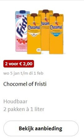 Chocomel   chocolademelk, drinkyoghurt folder aanbieding bij  Jumbo - details