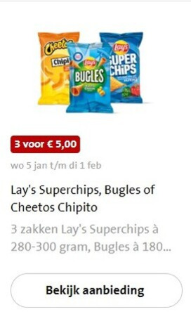 Lays   zoutje, chips folder aanbieding bij  Jumbo - details