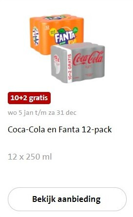 Coca-Cola   frisdrank, cola folder aanbieding bij  Jumbo - details