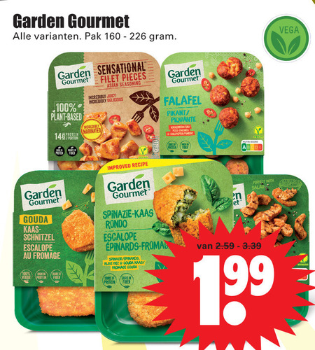 Garden Gourmet   vegetarisch folder aanbieding bij  Dirk - details