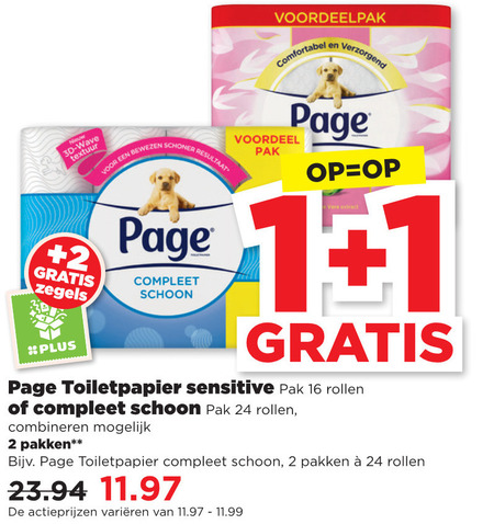 Page   toiletpapier folder aanbieding bij  Plus - details