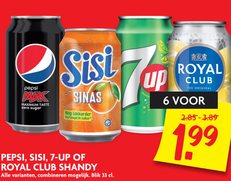 Royal Club   frisdrank, cola folder aanbieding bij  Dekamarkt - details