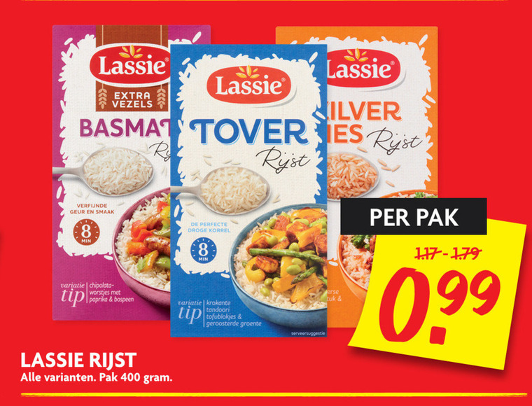 Lassie   rijst folder aanbieding bij  Dekamarkt - details