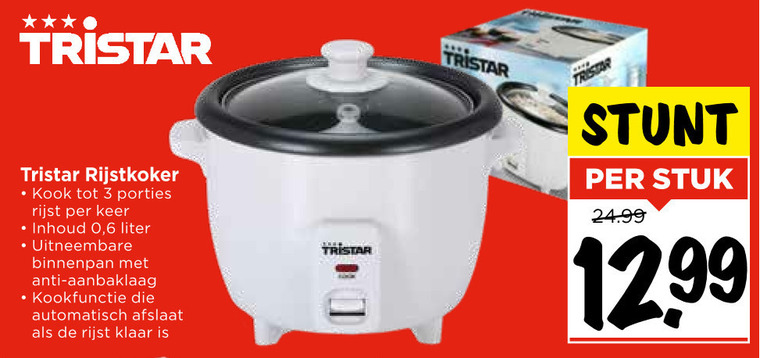 Tristar   rijstkoker folder aanbieding bij  Vomar - details