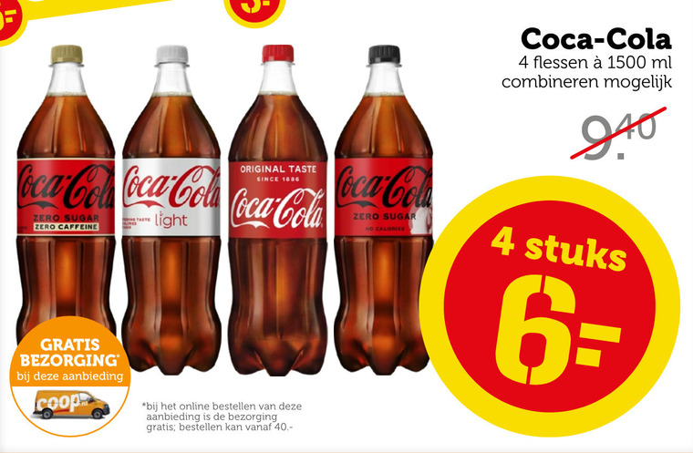 Coca-Cola   cola folder aanbieding bij  Coop - details