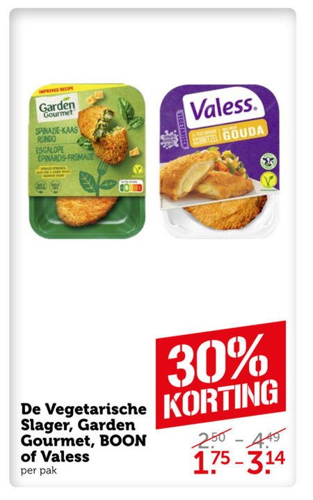 Garden Gourmet   vegetarisch folder aanbieding bij  Coop - details