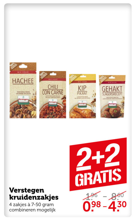 Verstegen   kruiden folder aanbieding bij  Coop - details