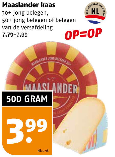 Maaslander   kaas folder aanbieding bij  Poiesz - details