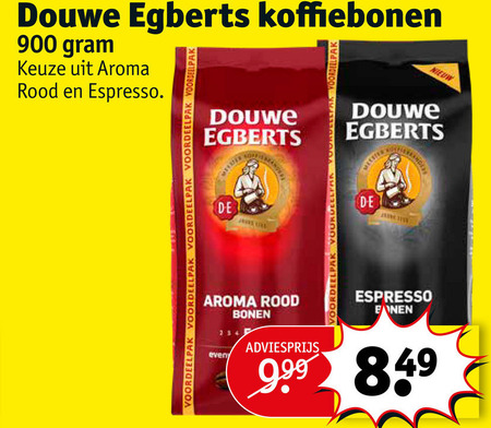 Douwe Egberts   koffiebonen folder aanbieding bij  Kruidvat - details