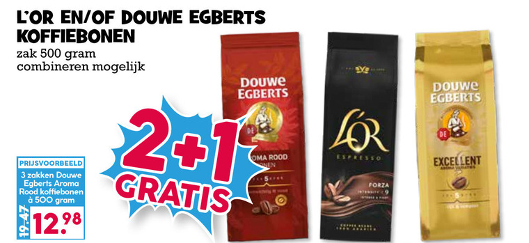 Douwe Egberts   koffiebonen folder aanbieding bij  Boons Markt - details