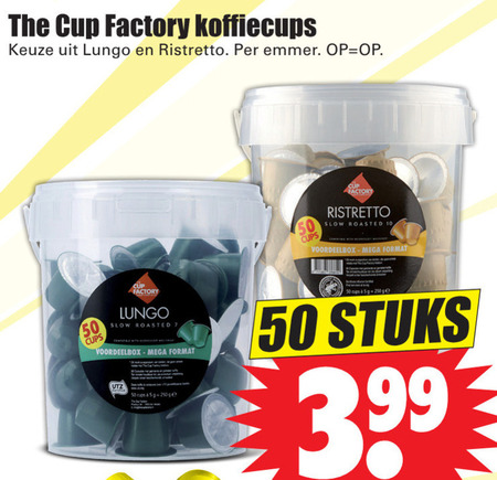 The Cup Factory   koffiecups folder aanbieding bij  Dirk - details