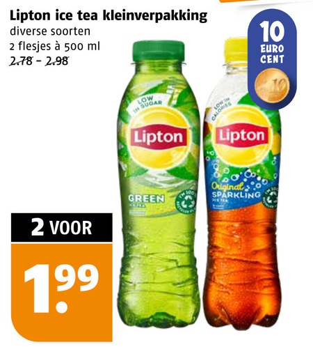 Lipton   ice tea folder aanbieding bij  Poiesz - details