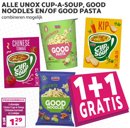 Cup a Soup   noodles, soep folder aanbieding bij  Boons Markt - details