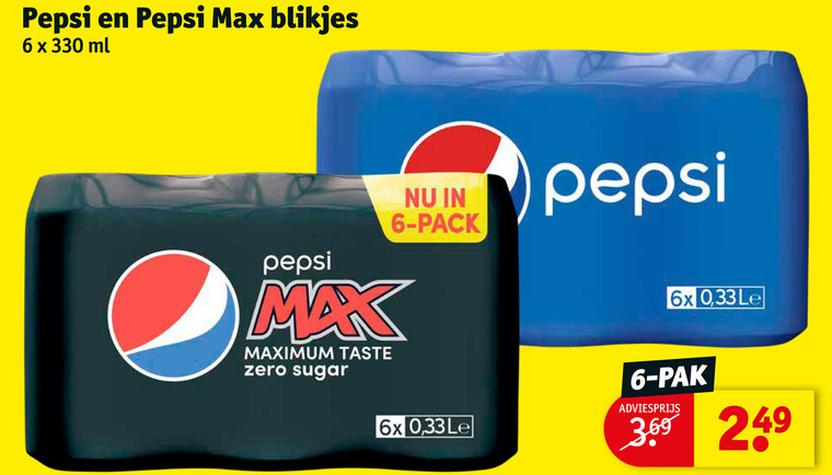 Pepsi   cola folder aanbieding bij  Kruidvat - details