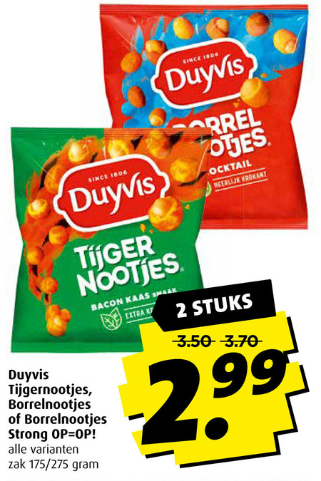 Duyvis   borrelnootjes folder aanbieding bij  Boni - details