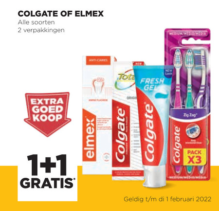 Elmex   tandenborstel, tandpasta folder aanbieding bij  Jumbo - details