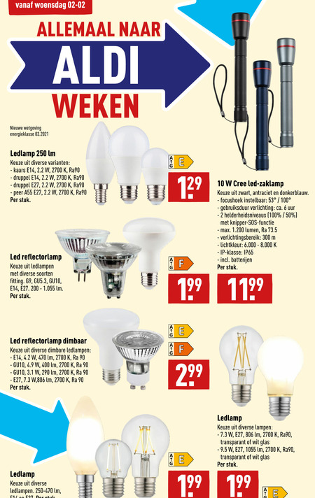 Collectief leer Minder dan folder aanbieding bij Aldi - details