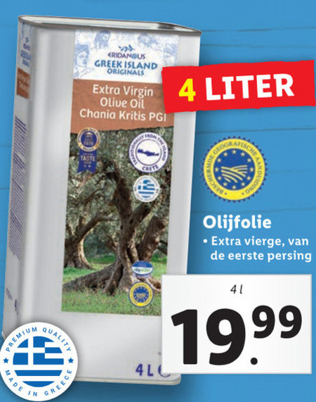 Eridanous   olijfolie folder aanbieding bij  Lidl - details