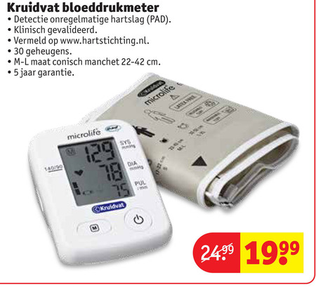 Kruidvat Huismerk   bloeddrukmeter folder aanbieding bij  Kruidvat - details