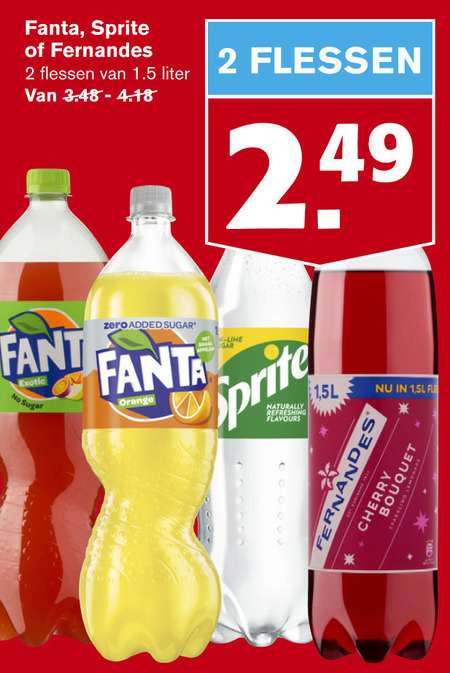 Sprite   frisdrank folder aanbieding bij  Hoogvliet - details