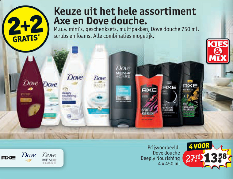 Dove   douchegel folder aanbieding bij  Kruidvat - details