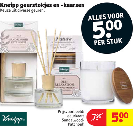 Kneipp   luchtverfrisser, geurkaars folder aanbieding bij  Kruidvat - details