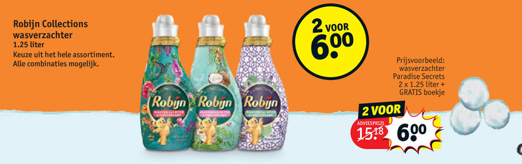 Robijn   wasverzachter folder aanbieding bij  Kruidvat - details