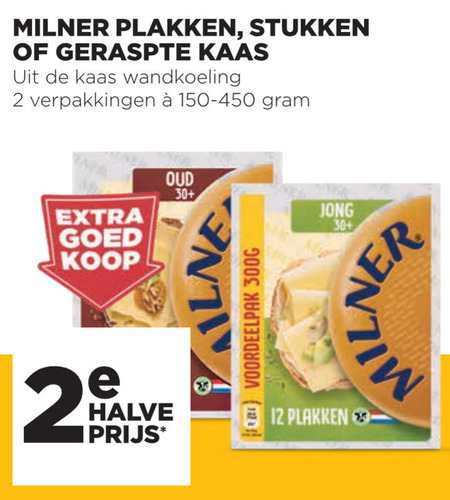 Milner   kaas, kaasplakken folder aanbieding bij  Jumbo - details