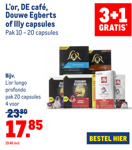 Douwe Egberts   koffiecups folder aanbieding bij  Makro - details