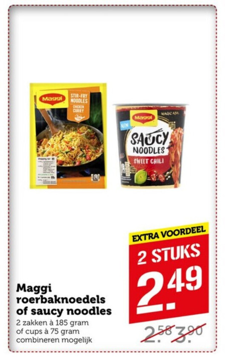 Maggi   noodles folder aanbieding bij  Coop - details