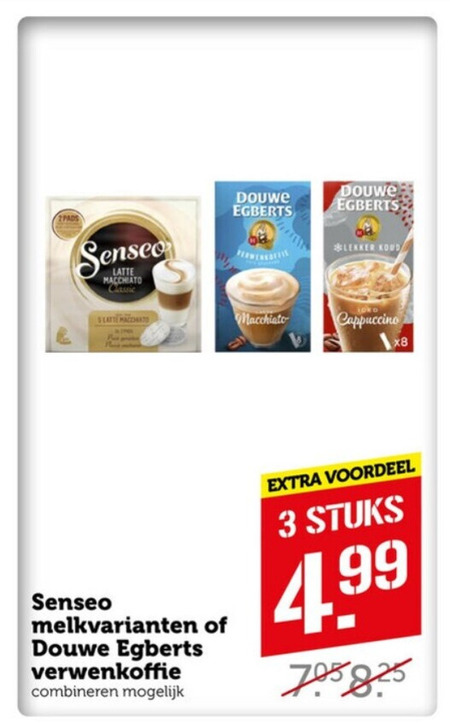 Douwe Egberts   koffiepad, oploskoffie folder aanbieding bij  Coop - details