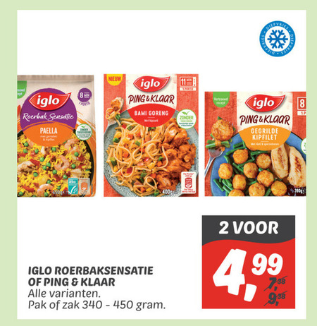 Iglo   diepvriesmaaltijd folder aanbieding bij  Dekamarkt - details