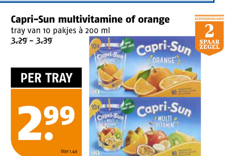 Capri-Sun   fruitdrank folder aanbieding bij  Poiesz - details