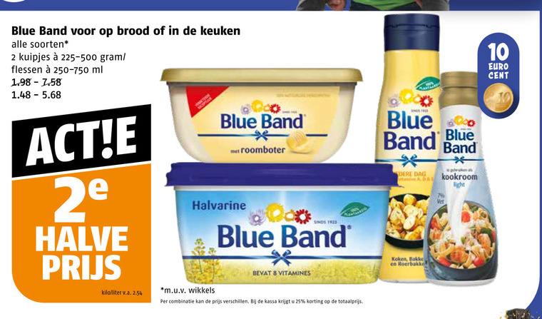 Blue Band   margarine, olie en vetten folder aanbieding bij  Poiesz - details