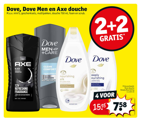 Axe   douchegel folder aanbieding bij  Kruidvat - details