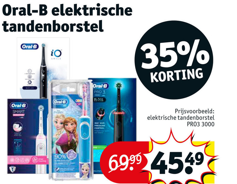 Spotlijster Vervolgen Niet genoeg Braun Oral-B electrische tandenborstel folder aanbieding bij Kruidvat -  details