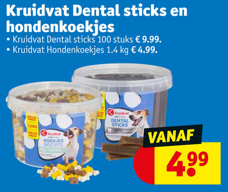 Kruidvat Huismerk   hondensnacks folder aanbieding bij  Kruidvat - details