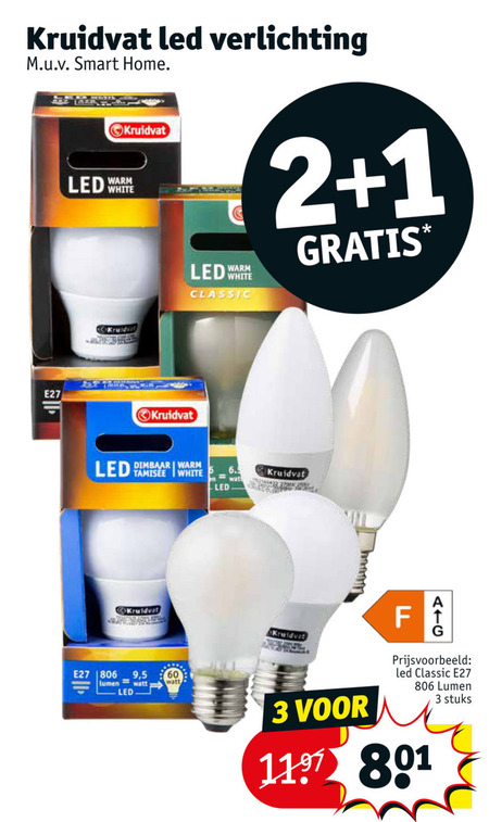 Kruidvat Huismerk led folder aanbieding Kruidvat - details