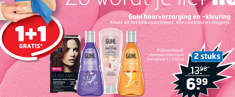 Guhl   shampoo, haarkleuring folder aanbieding bij  Trekpleister - details