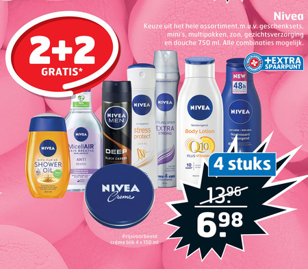 Nivea   gezichtsverzorging, reinigingslotion folder aanbieding bij  Trekpleister - details