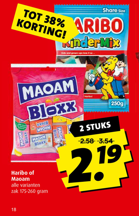 Maoam   snoep folder aanbieding bij  Boni - details