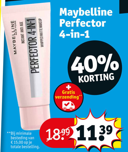 Maybelline   cosmetica folder aanbieding bij  Kruidvat - details