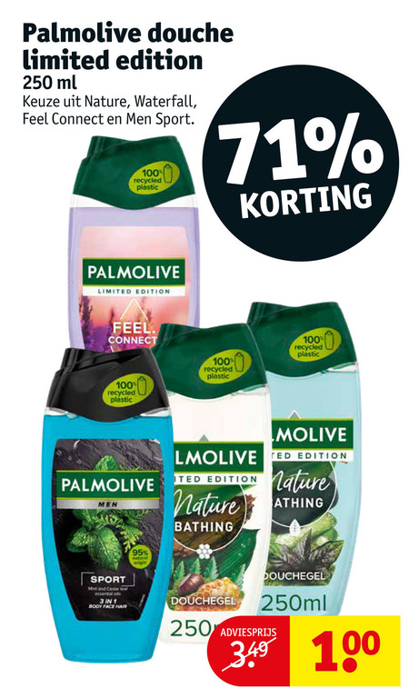 Palmolive   douchegel folder aanbieding bij  Kruidvat - details